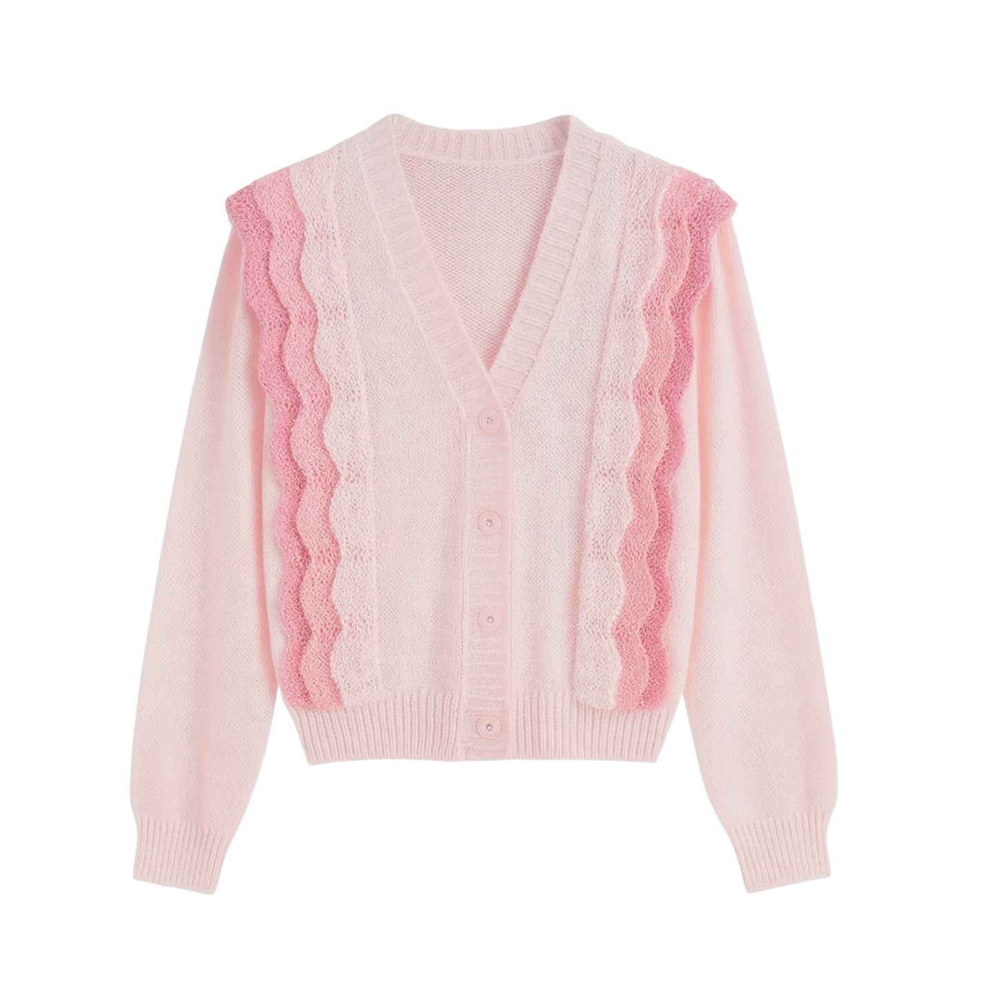 Lacey Ruffles Cardigan