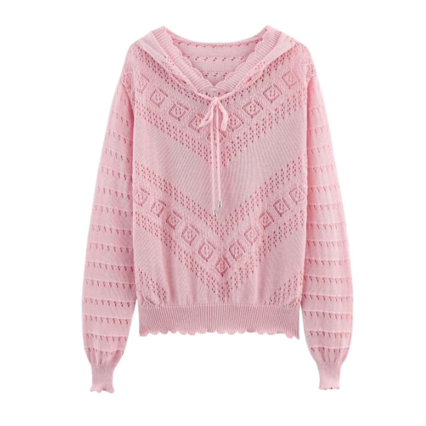 Eyelet Pullover