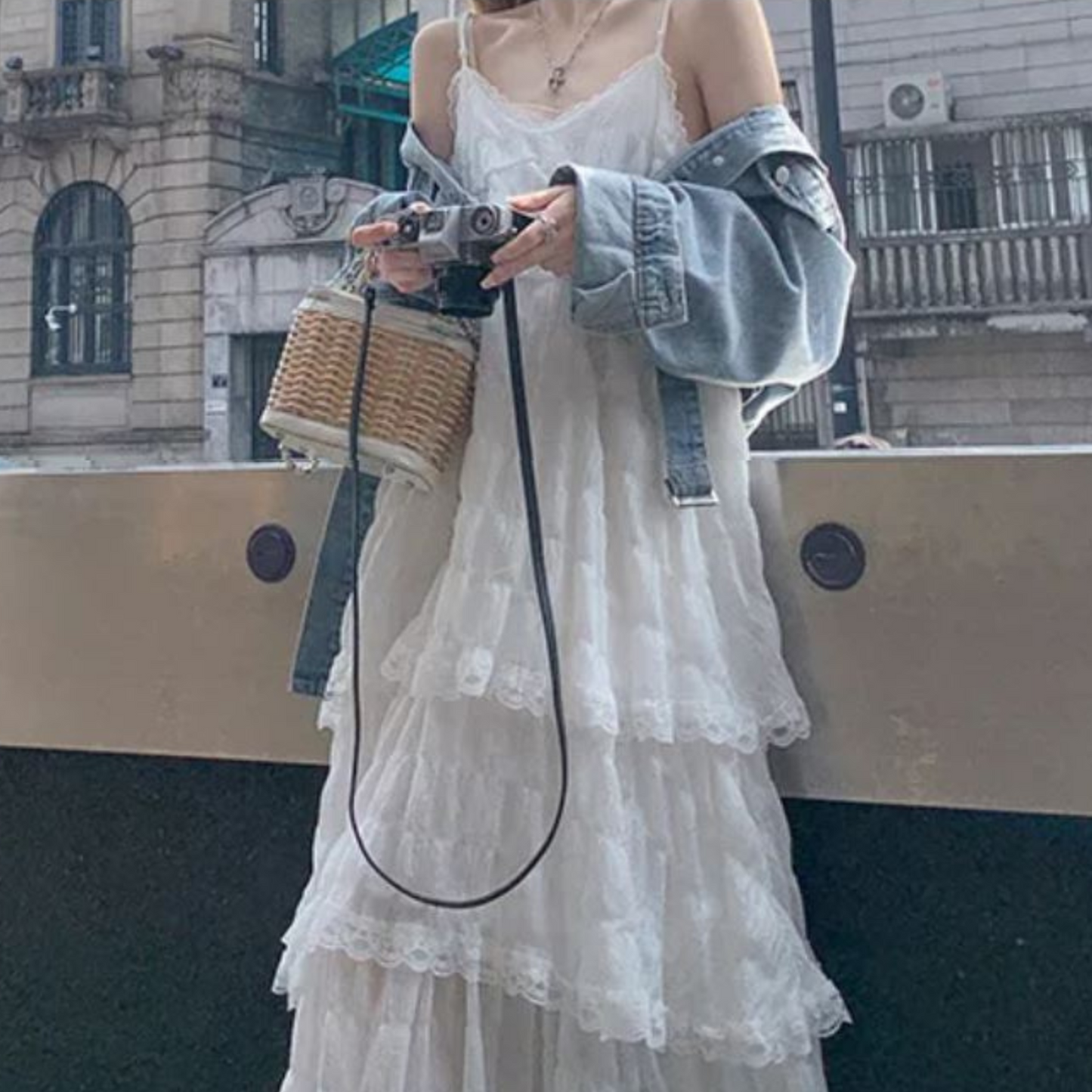 Lily Lace Midi Dress