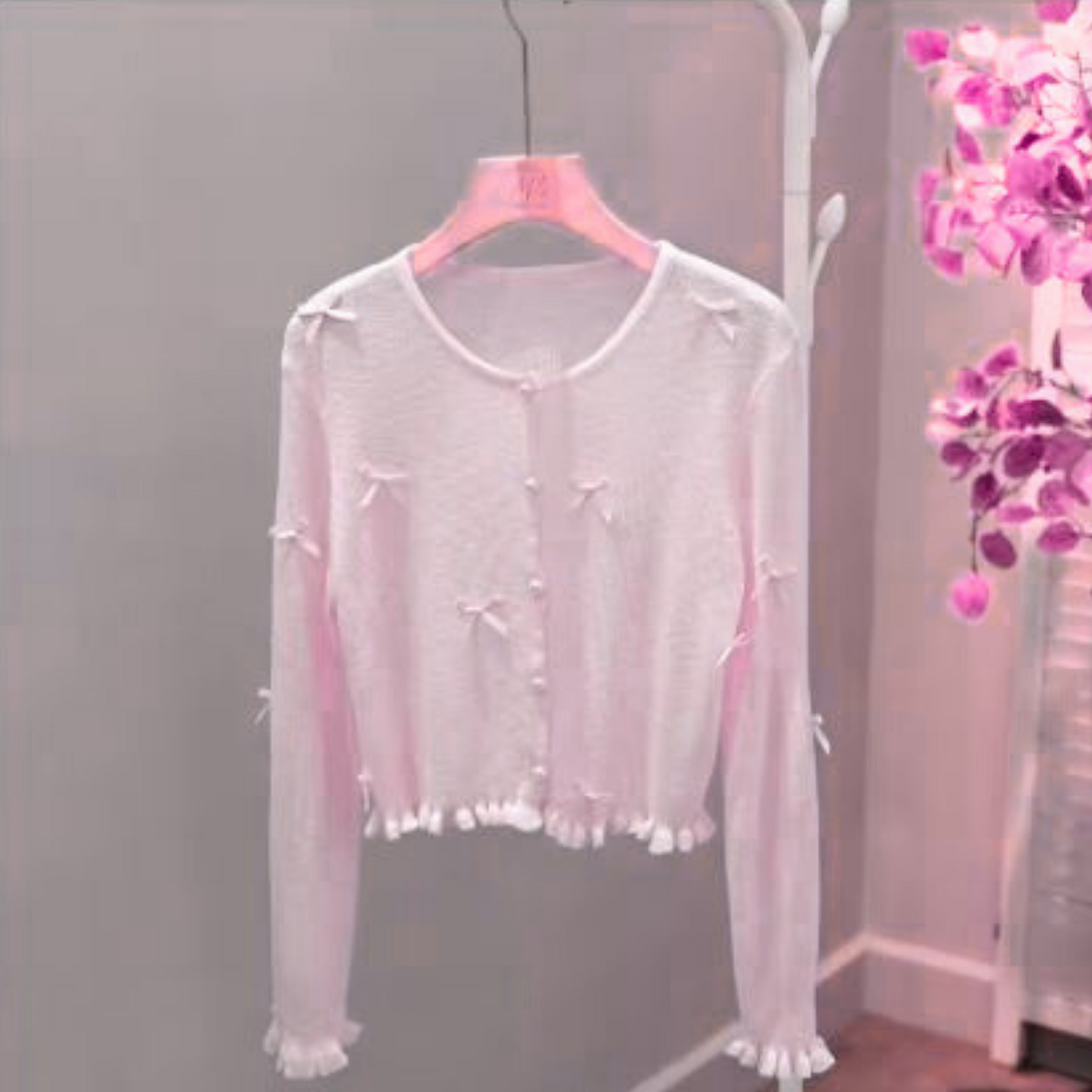 Evie Light Bow Cardigan
