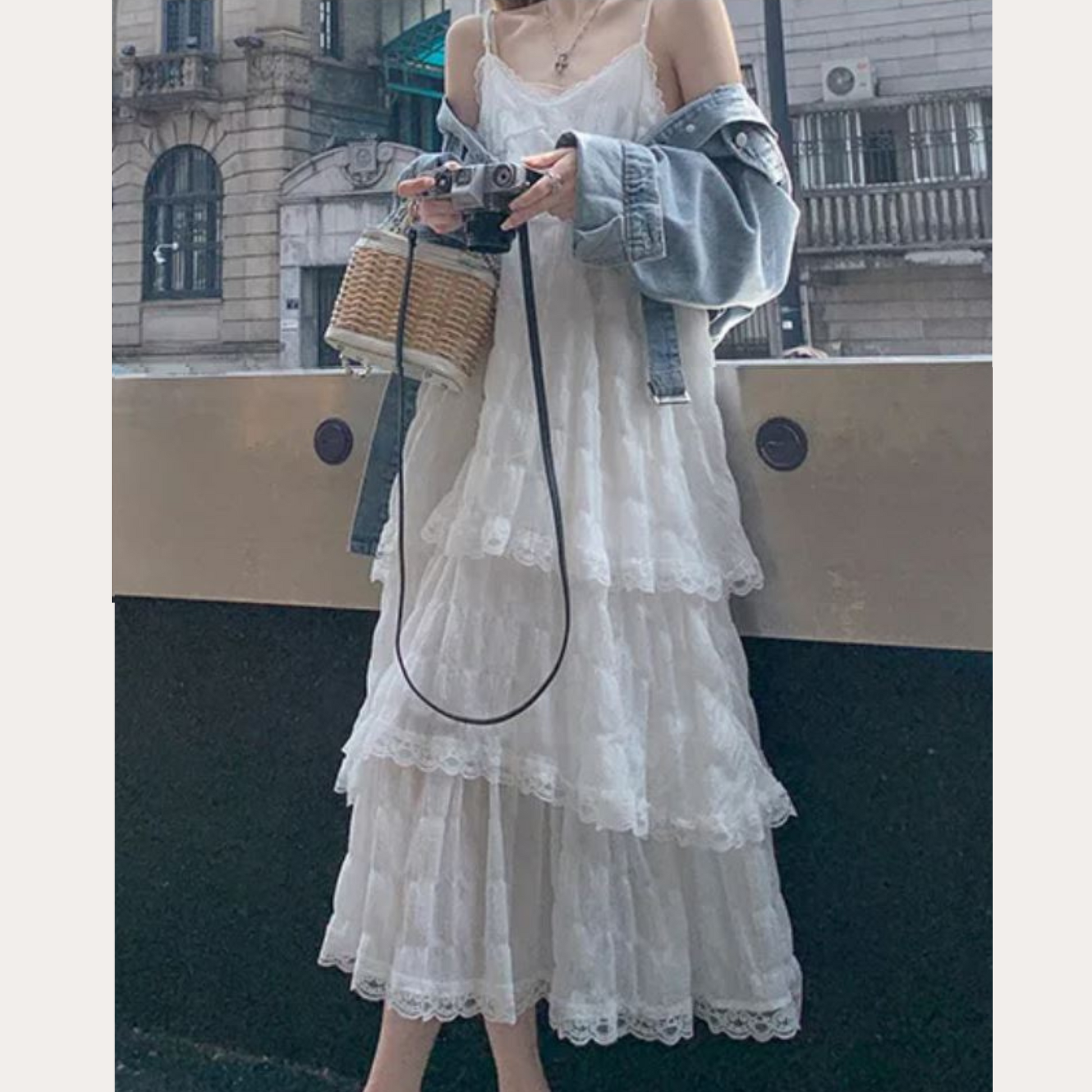 Lily Lace Midi Dress