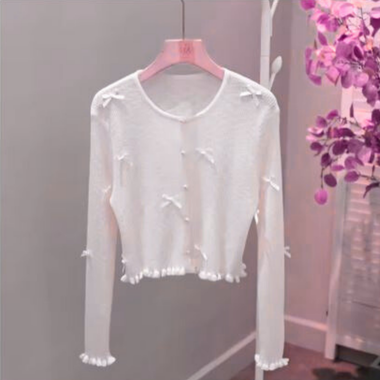Evie Light Bow Cardigan