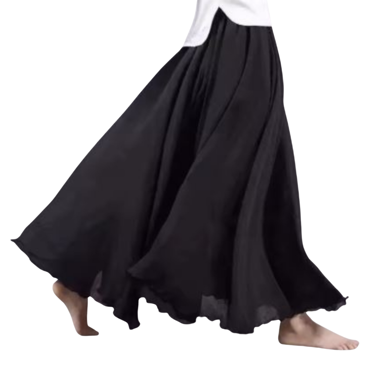 Petal Drift Maxi Skirt