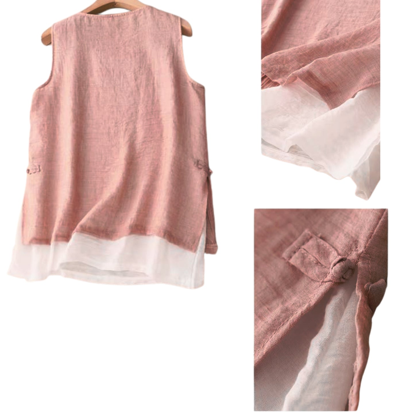 Cambria Cotton-Linen Top