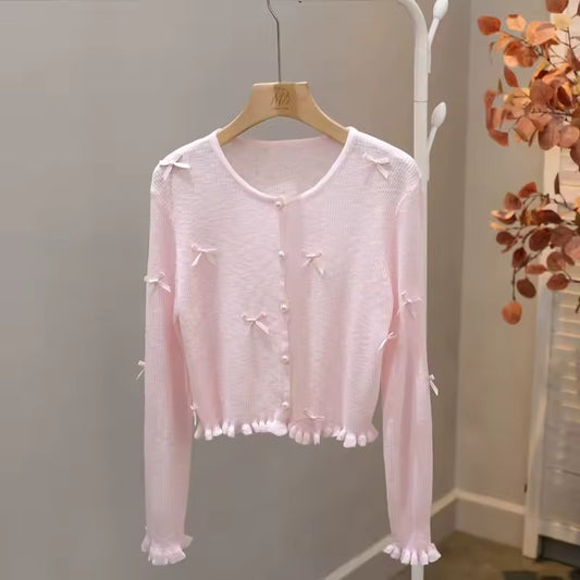 Evie Light Bow Cardigan
