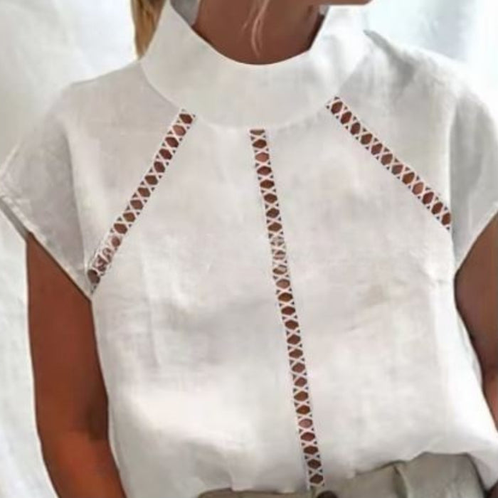 Coralie Cotton-Linen Tops