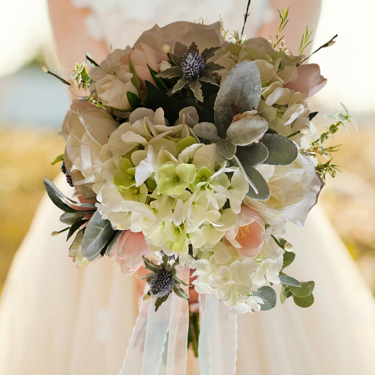 White, Cream, Light Pink & Lavender