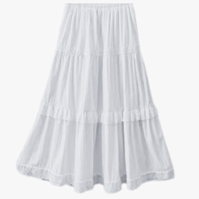 Lila Flounce Maxi Skirt