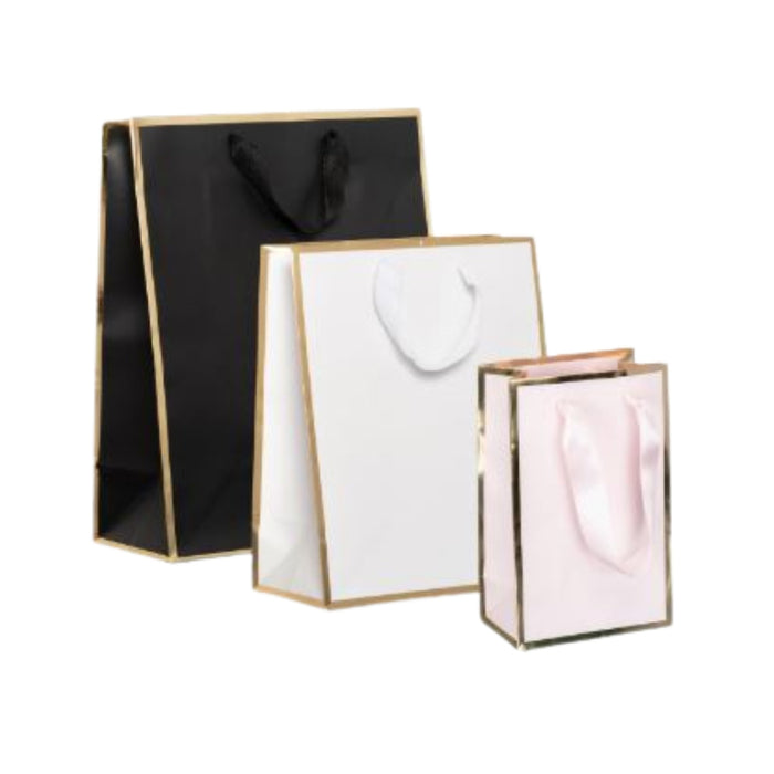 Gift Bags with gold trim
