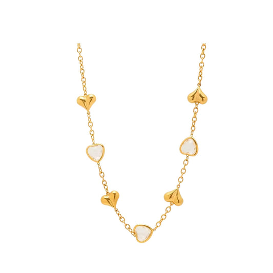 Facet Hearts Necklace