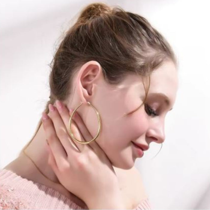 Waterdrop Hoop Earrings