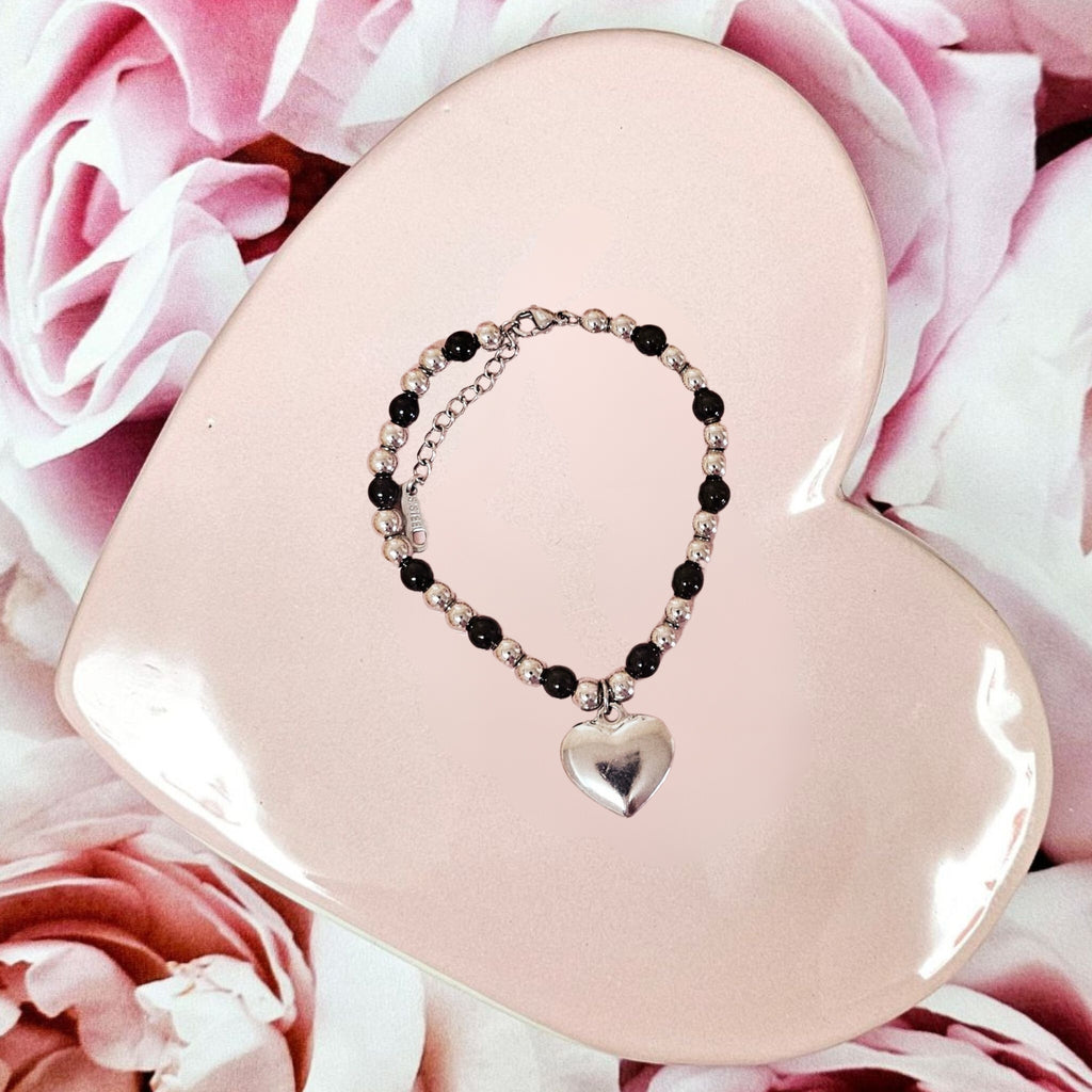 Bead Heart Charm