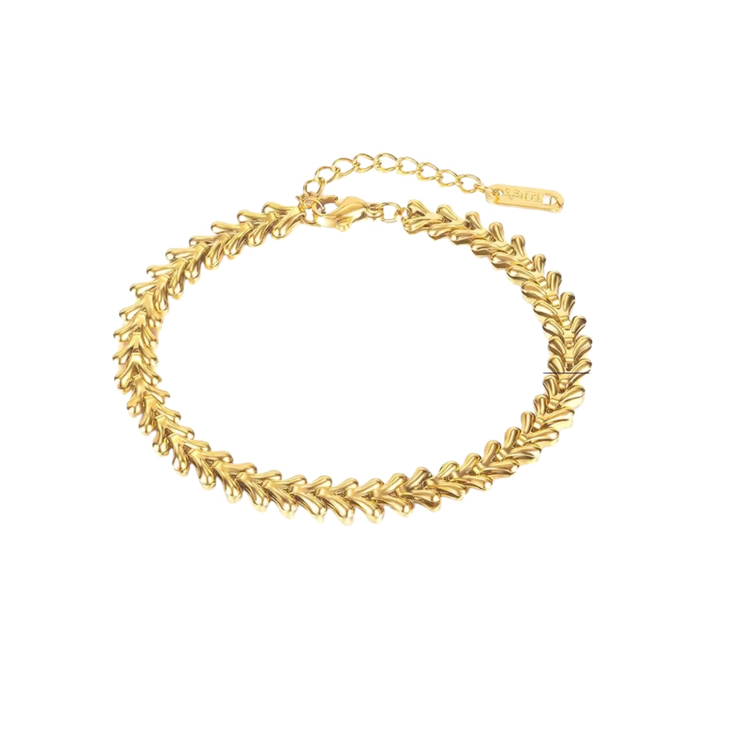 Chevron Hearts Bracelet