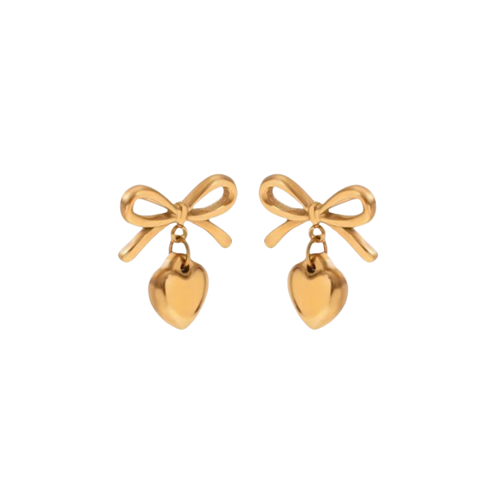 Sweetheart Bow Earrings