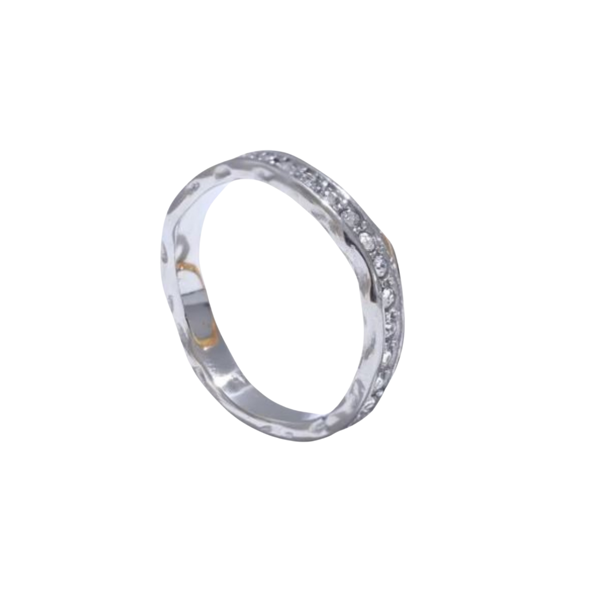 Auric Hammered Ring