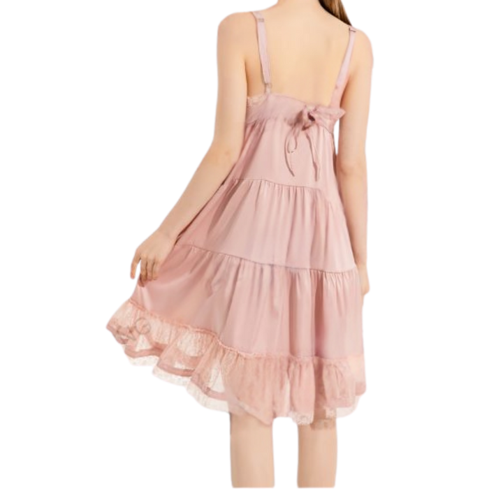 Rosé Reverie Midi Dress