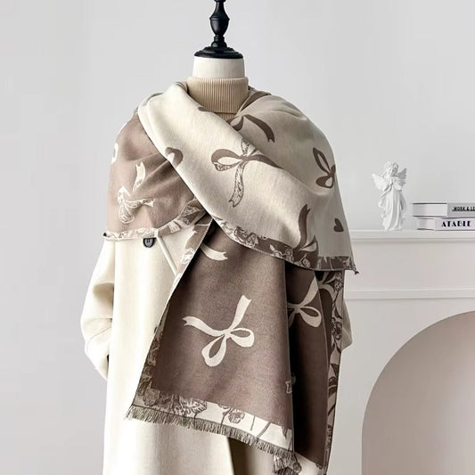 Heart-Kissed Bow Wrap