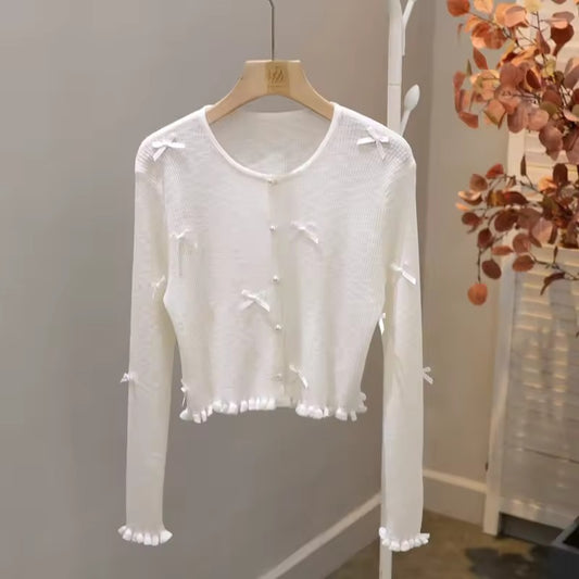 Evie Light Bow Cardigan
