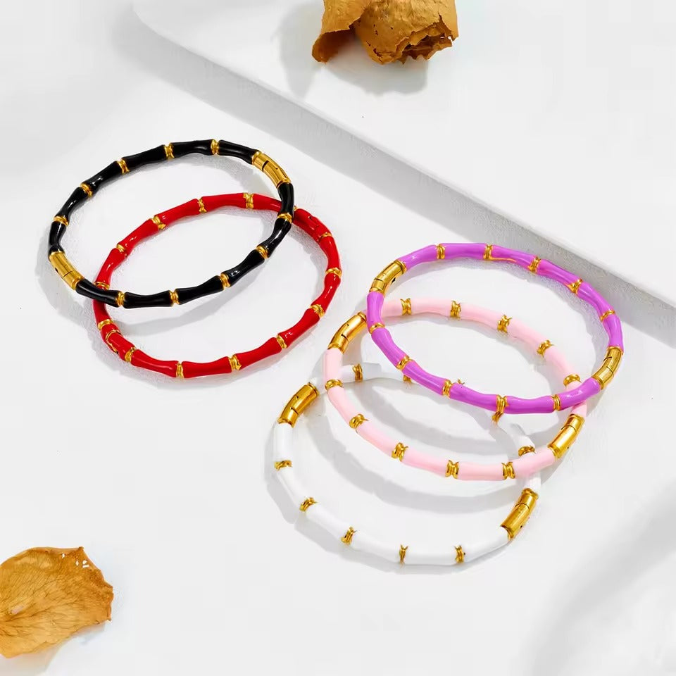 Colorflow Bamboo Bangles